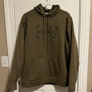 Under Armour Men's Olive Hoodie. Large. Xstorm.